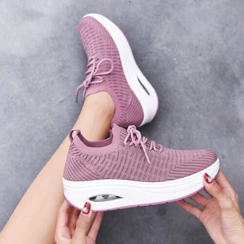 Summer Air Cushions Sneakers Socks for Women Platform Sports Shoes Women Sport Sneakers Women Running Shoes 2021 Knit GME-1761