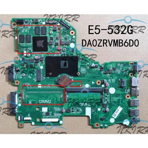 DA0ZRVMB6D0 REV:D NBMZ111003 NBMZ111005 NB.MZ111.003 NB.MZ111.005 N3150 920M 2G DDR3 motherboard for Acer Aspire E5-532 E5-532G