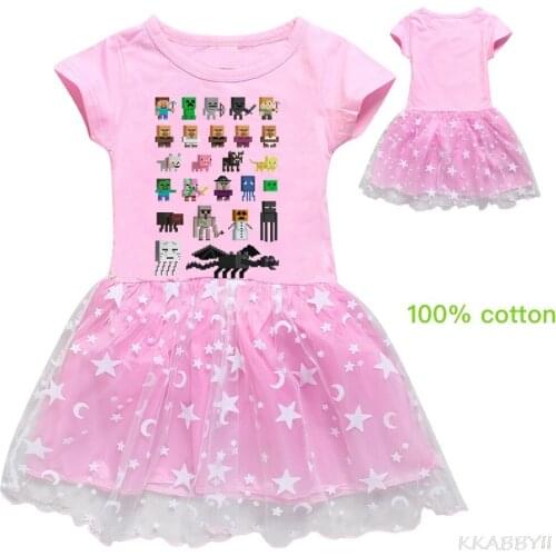 Minecraft Casual Dresses For Girls