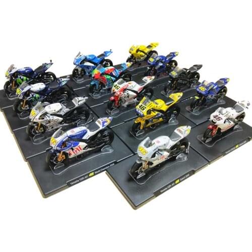 1.18 No. 46 Apulia Yamaha Honda 11CM Diecast Alloy Motorcycle Static Display Model Car Fans Favorit Collection Christmas Gift