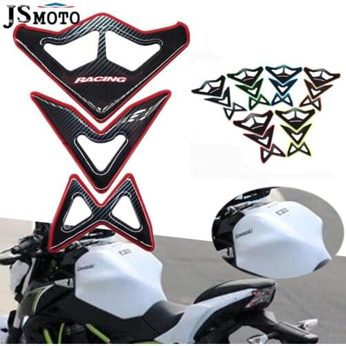 Moto Fuel Tank Pad Stickers For SUZUKI GSX-R 600 750 1000/R 1100 GSX-S600 750 1000 1000F Fishbone Tank Cap Protection Sticker