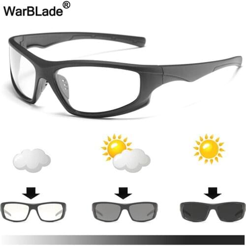 WarBLade New Photochromic Sunglasses Chameleon HD Polarized Discoloration Sun glasses Driver Goggles oculos lentes de sol hombre