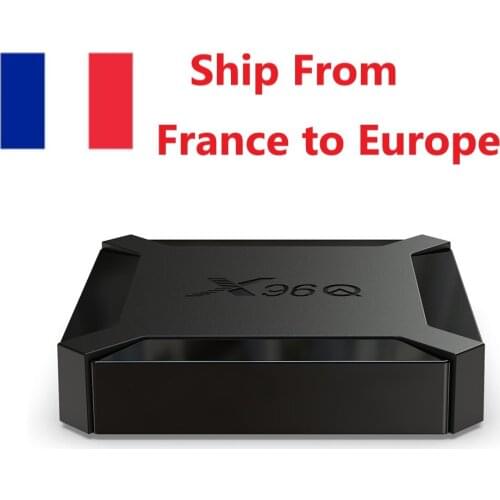 Ship from france ) 10pcs X96q smart TV Box android 10 allwinner h313 quad core 2G 16G 4k 3d x96 q mini android tv media player