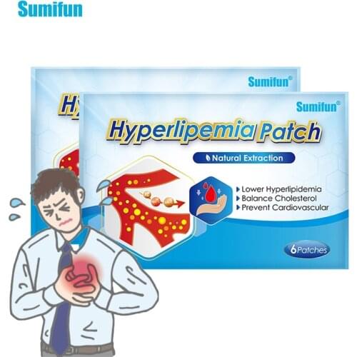 6/18pcs Hyperlipemia Patch Chinese Herbal Navel Sticker Slim Patch Fat Burning Balance Hyperlipemia Control Lower Diabetic