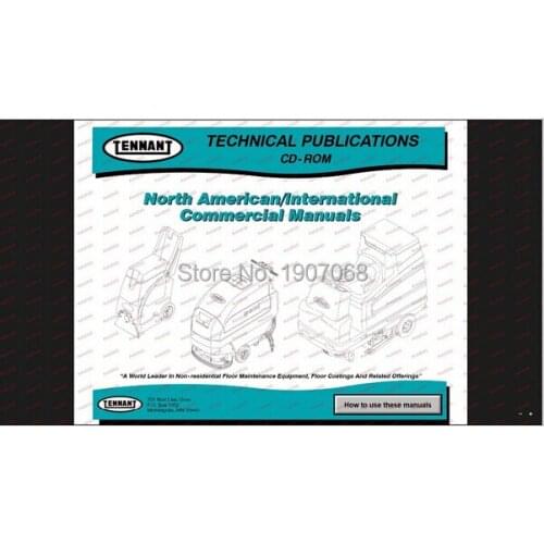 Tennant Service and Parts Manuals Software 2015