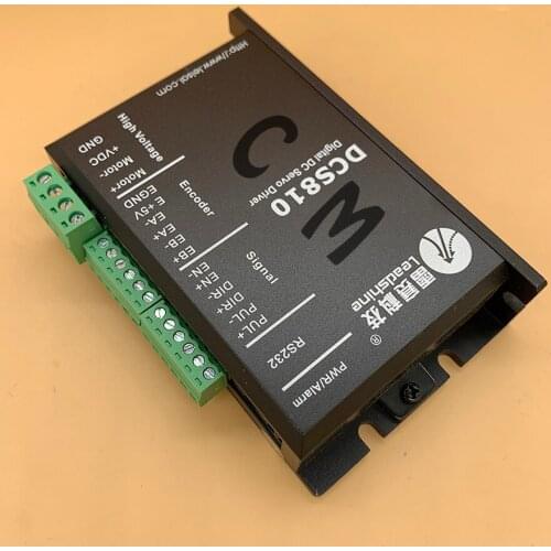 For Wit color Gongzheng Leadshine DC servo driver DCS810 work 24-80 VDC out 1A to 20A suitable for DCM50207/DCM50205 motor