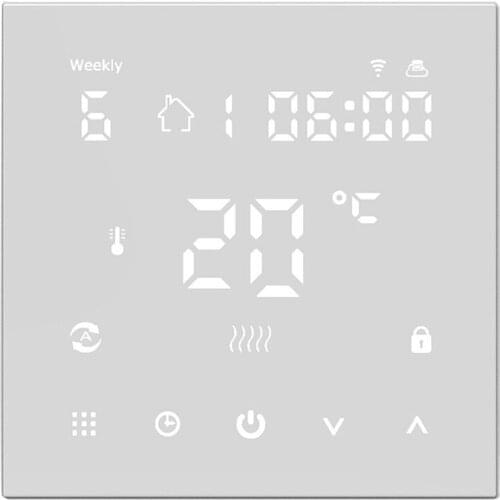 LUDA Tuya Wifi Smart Thermostat, Smart Wifi Thermostat, Water Heating Temperature Controller For Google Home, Alexa, 3A