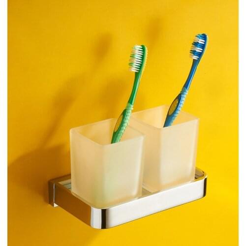 Vidric Wall Lyle sanitary toothbrush holder suit all copper teeth with toothbrush holder wall-holder Tumbler