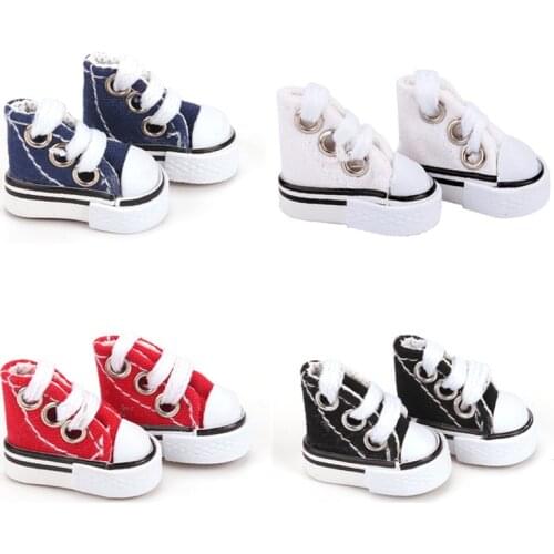 1/2PCs Mini Finger Shoe Cute Skate Board Shoe Fingerboard Shoe for Finger Breakdance Fingerboard Finger Canvas Shoes Toy Puppets