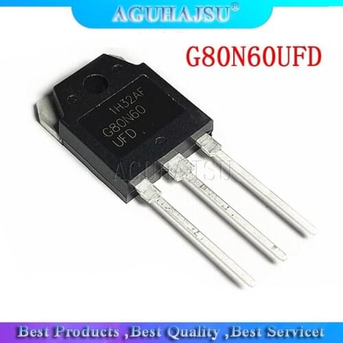 10Pcs G80N60UFD SGH80N60UFD TO-3P SGH80N60 TO-247 80N60
