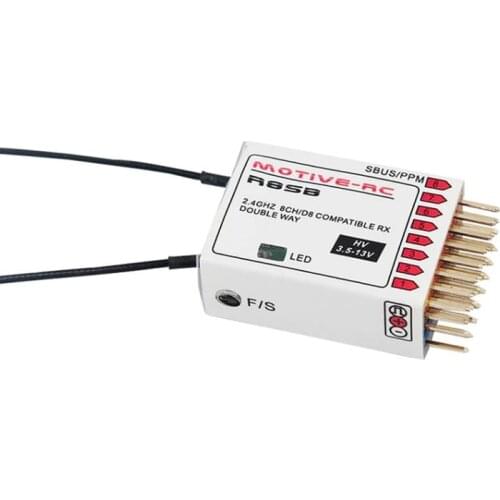 Frsky 2.4G 9CH D8 Compatible Telemetry PPM SBUS AIN2 Voltage Sensor Receiver for X9D Plus iRange Jumper T16 DJT XJT Transmitter