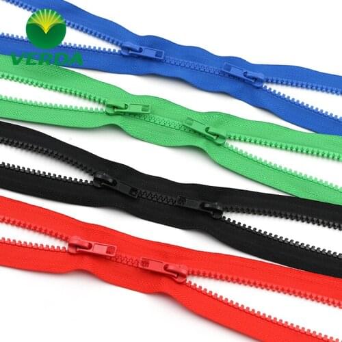 2 pcs/lot 200CM Long Resin Zipper Double Open End DIY Sleeping Bag Box Pack Tent Sewing tailor Accessories