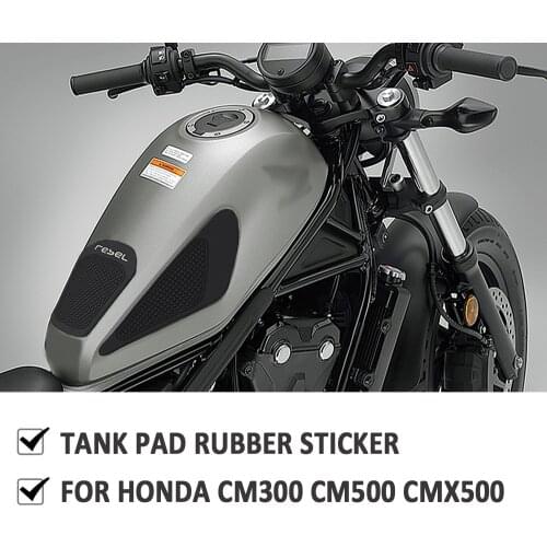 For Honda REBEL500 REBEL300 REBEL CMX 500 300 CM500 CM300 Motorcycle Accessories Gas Tank Protect Sticker Fuel Cap Cover Pad