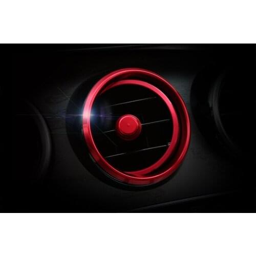 Angelguoguo Car Audio Speaker Car Door Loudspeaker Trim Cover/Air outlet decoration ring For Mercedes Benz GLC Class