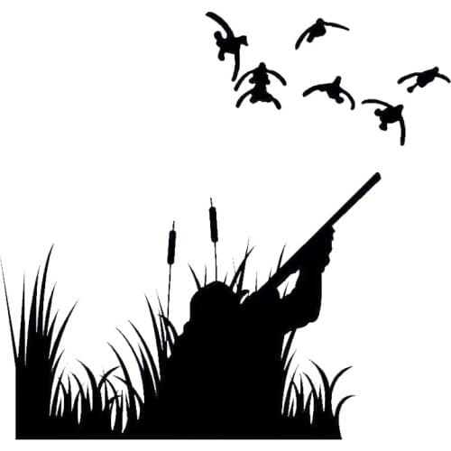 Car Stickers Duck Hunting Outdoor Accessory Fun Car Styling Vinyl Decals T-00165