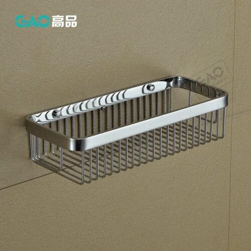 Free Shipping Bathroom Accessories Brass Products,Bathroom Shower Racks Triangular Basket Shower Caddy Shelves, Chrome Finish