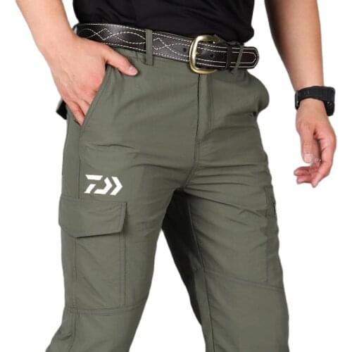 Daiwa Qucik Dry Outdoor Sport Fishing Pants Breathable Waterproof Trousers for Hiking Hunting Fishing Clothing