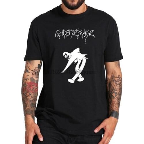 Eu Size T-Shirts Ghostemane Tees Mercury Retrograde Rap Matal Style T Shirt Cotton Short Sleeve Black Casual Tops