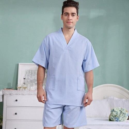 Cotton khan steam suit men bathrobe nightdress nightgown women sleepwear for girls lovers long soft robe spring summer