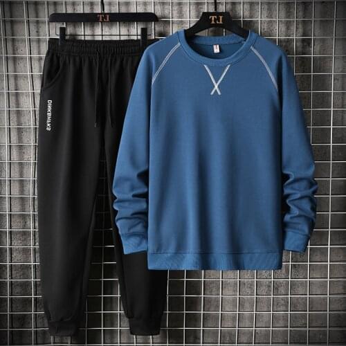 Jogger Suits Men Sweatsuit Hoodie Fashion Casual Sportsuit Sweatshirt+Pant Tracksuit Male Brand Clothing Mens Outfit Set Clothes