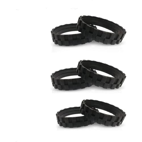 Tire skin for IROBOT ROOMBA Wheels Series 500, 600, 700, 800 and 900 Anti-Slip, Great Adhesion and Easy Assembly