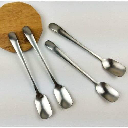 Creative stainless steel coffee spoon cream ice spoon stainless steel stirring spoon