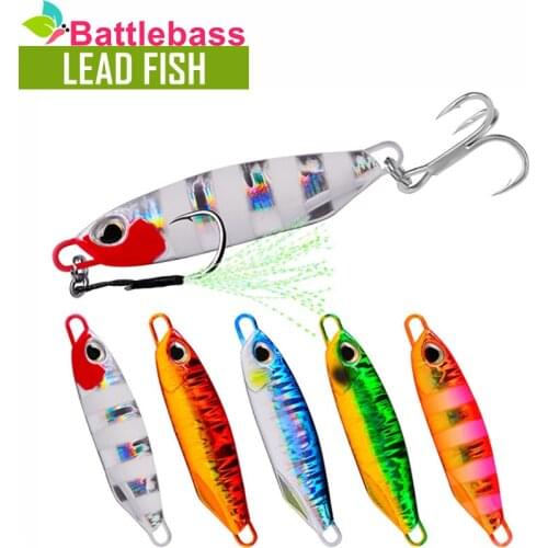 Metal Jig High Quality Fishing Lure 15g-60g Trolling Hard Bait Bass Fishing Bait Tackle Trout Jigging Lure Jigs Saltwater Lures