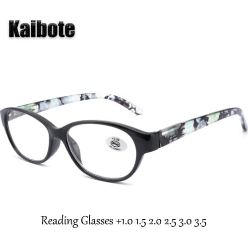 Kaibote E185113 Fashion Men Women Reading Glasses Small Oval Frame HD Lens Ladies Reader Eyewear Quality Presbyopic Eyeglasses