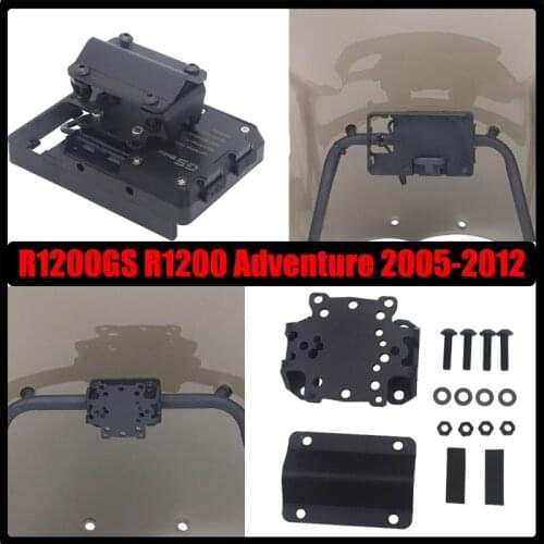 Motorcycle Accessories Stand Holder Phone Mobile Phone GPS Plate Bracket For BMW R1200GS 2005-2017 navigation bracket R 1200 GS