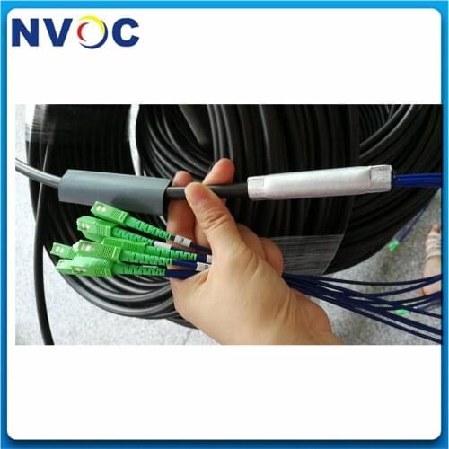 6Core GYXTW Outdoor Fiber Patch Cord,2/4/6/8/12C GYXTW Armored Fiber Cable Jumper Patch Cord with SCAPC/LC/ST/FC Connector