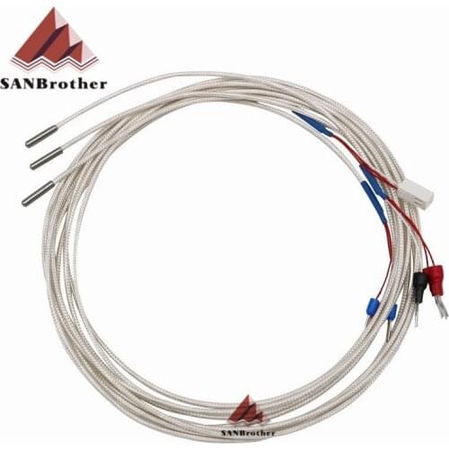 German Chip 3D Printer Part Ultimaker 2 UM2+ Extended PT100 A Sensor Thermocouple Sensor M3*15 Hot end Temperature Sensor