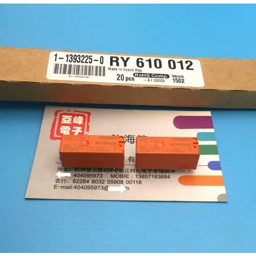 Original RY610012 5pin 8A 12VDC relays