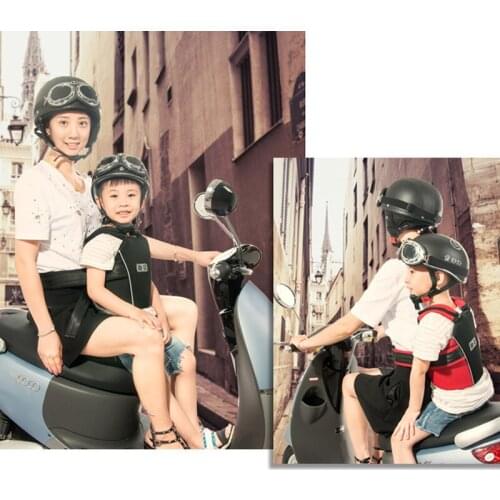 Adjustable Durable Children Carrier Child Motorcycle Belt Electric Motorcycle Safety Belt Baby Carrier Harness for Travel Riding