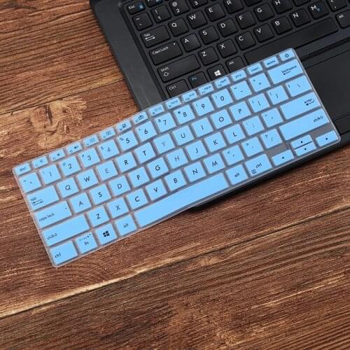 Silicone Keyboard Protector Skin Cover For ASUS Zenbook 14 UX463FA UX463FL UX463 FA FL Lingyao Deluxe 14 U4300FN U4600FL 14"