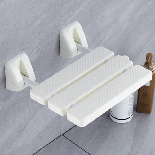 Foldable Elderly Shower Seat Wall Mounted Shower Chair Bath Stool Toilet Comfortable Silla Ducha Home Accessories DI50YY