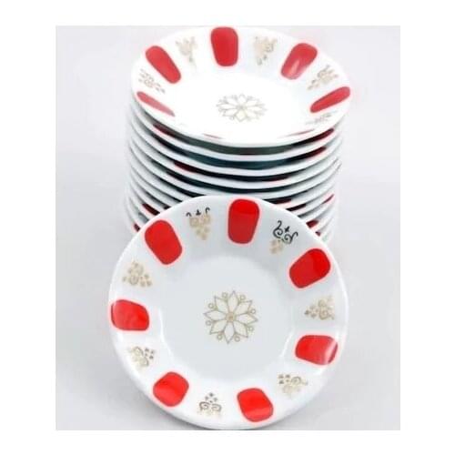 12 PCs Melamine Tea Plate Classic coffee Cooker Cup Coaster Guest Tea Coffee Service Home Office Kitchen