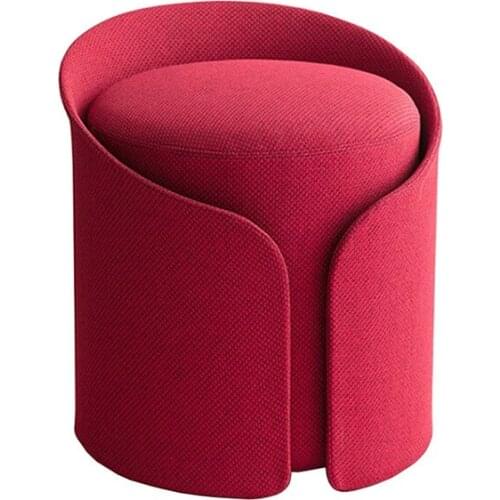 Modern fashional fabric Stool Children Shoes Stool Living Room Sofa puf