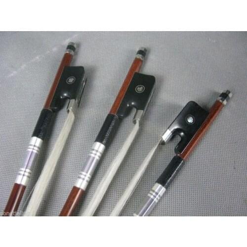 3pcs Pernambuco scarfskin Carbon fiber cello bow 4/4 #7062