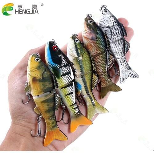 5pcs 10cm 18g Jointed Swimbait Hard Artificial Bait Sinking Wobblers Fishing Lures Crankbait Tools