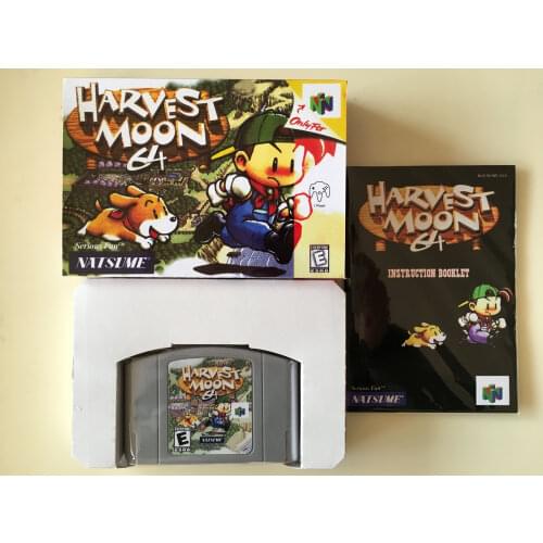 64 Bit Games ** Harvest Moon 64 ( PAL English Version!! box+manual+cartridge!! )
