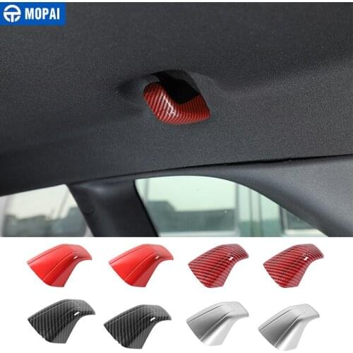 MOPAI Interior Accessories for Dodge Challenger 2015+ Car Rear Back Row Hook Decoration Stickers for Dodge Challenger 2015