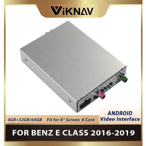 Car Multimedia Video Interface for-Benz NTG5.5 E-Class 2016-2019 GPS Navigation Android Decoding Box