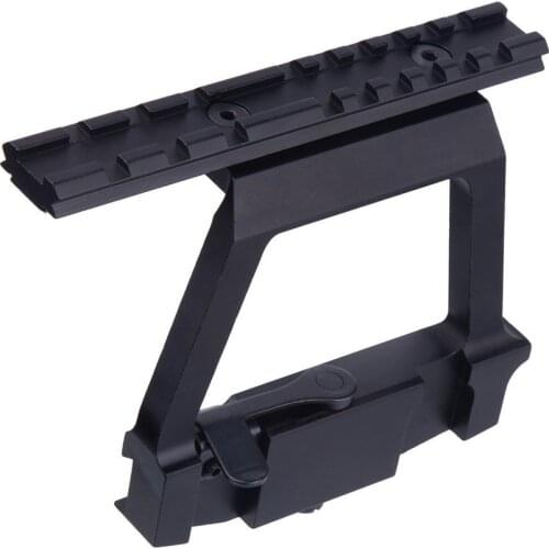 Quick Realease Scope Mount Tactical Ak Kalashnikov AK47 AK74 Side Rail Locker Picatinny Rail Sight Steel Hunting Gun Mount