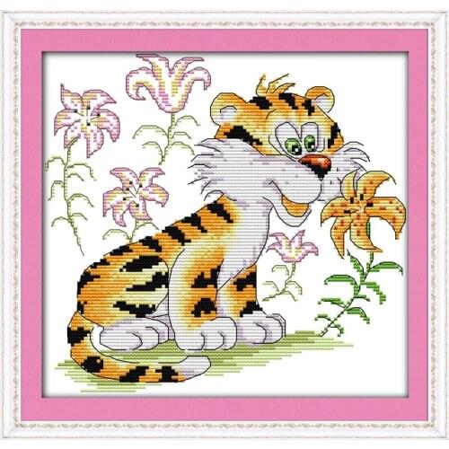Everlasting Love It Looks Like Me Chinese Cross Stitch Kits Ecological Cotton Stamped 11 14CT DIY New Year Decorations For Home