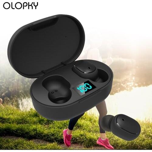 LED Display TWS Cool Wireless Earbuds Bluetooth Double Earphones Sport Headsets With Mic For Smart Iphone 7 8 LG Xiaomi Huawei