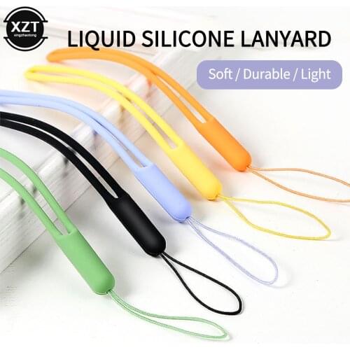 Mobile Phone Lanyard Keycord Silicone Hand Wrist String for iPhone Xiaomi Case Stand Holder Stabilizer Selfie Stick Accessories
