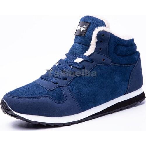 Men Shoes 2021 Men Winter Shoes Keep Warm Ankle Boots Plush Mens Snow Boots Outdoor Sneakers Winter Work Shoes Hombre Botas