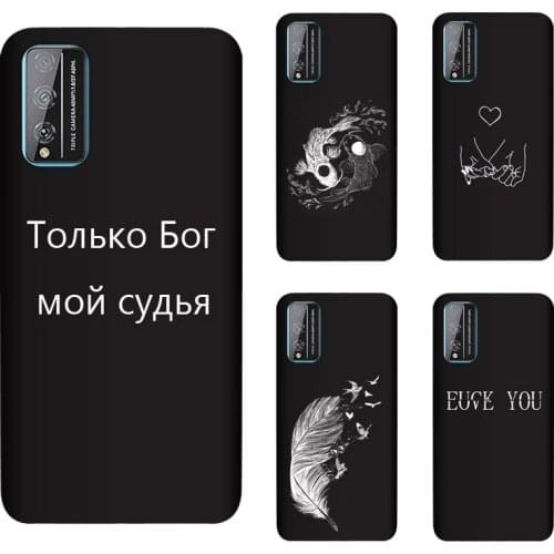 Soft Silicone TPU For Huawei Honor Play 4T Pro Case Back Cover Painting Matte Phone Cases Funda