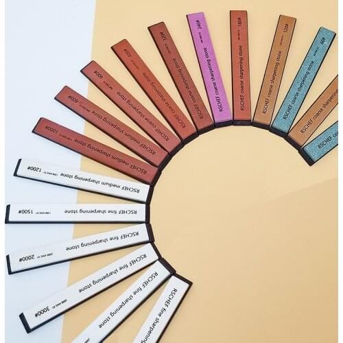 Set knife sharpener sharpening stone grinding stone bars whetstone water for knife kitchen tools 60-3000 grit