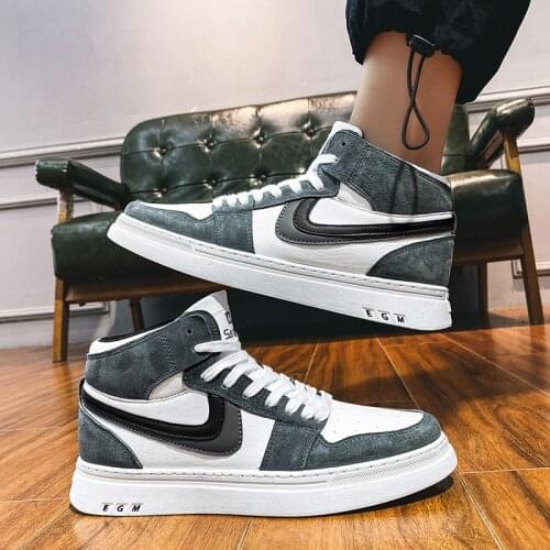 2021 New Mens Trend High-top Sneakers Fashion Winter Warm Sports Shoes Popular Outdoor Casual Botas Trainers Zapatillas Hombr